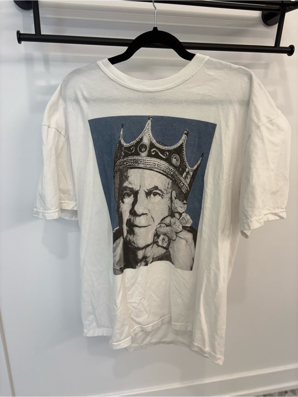 Barstool White Short-Sleeve Bill Belichek Graphic Tee